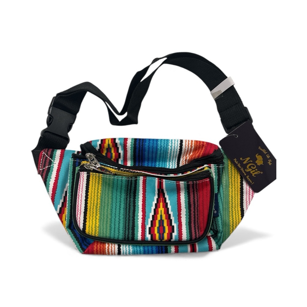 Multicolor Ikat Fanny Pack